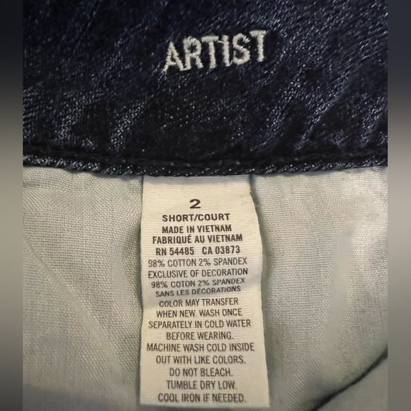 American Eagle jeans (2010) skinny flare leg size 2 short low rise - Picture 4 of 6